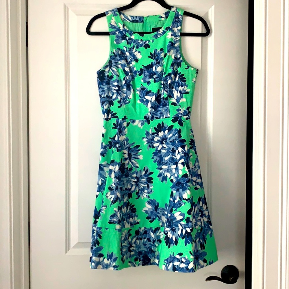 J.Crew Floral A-line Dress